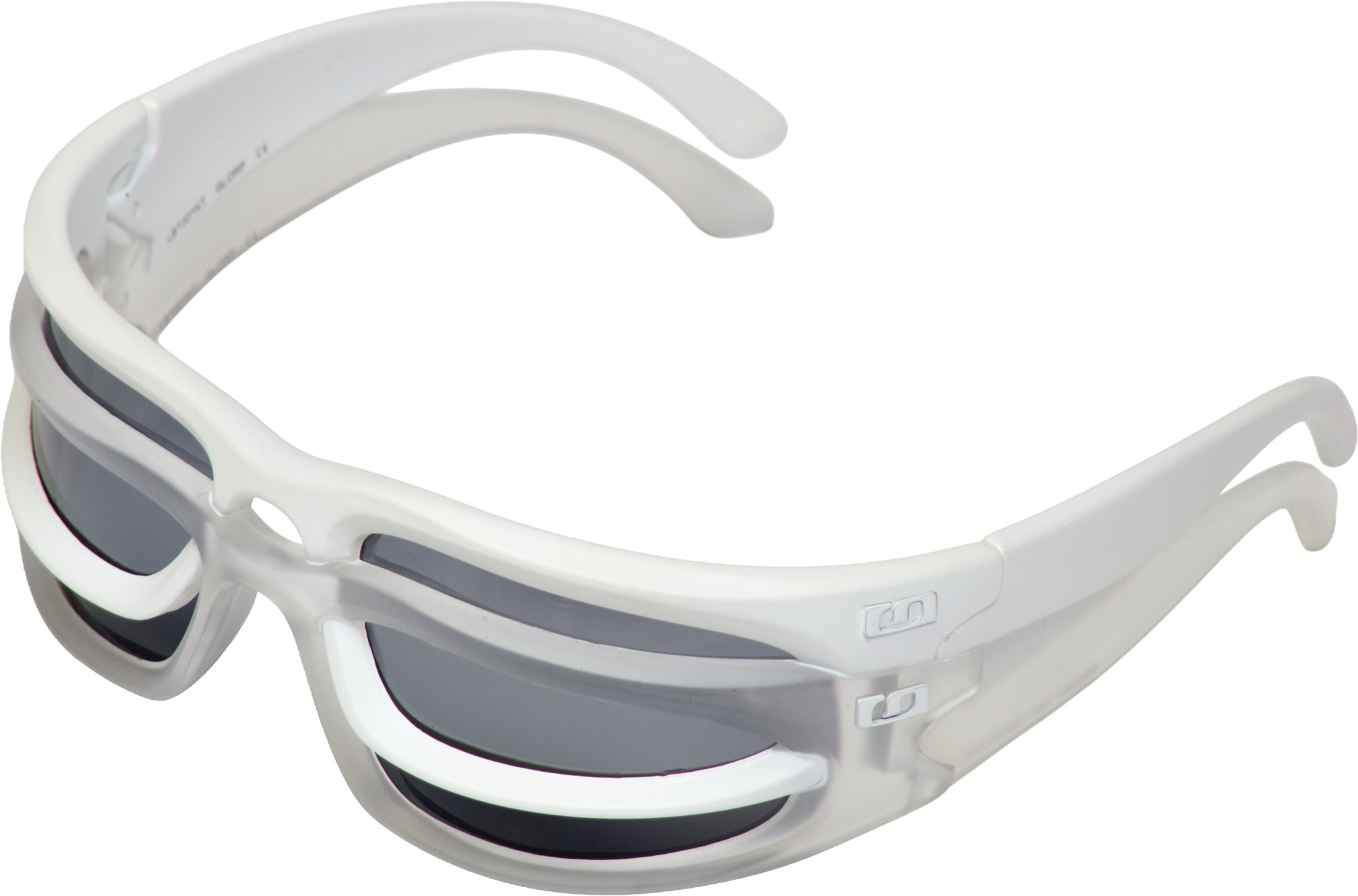 TWIN - WHITE/FROSTED (Chrome Lens)