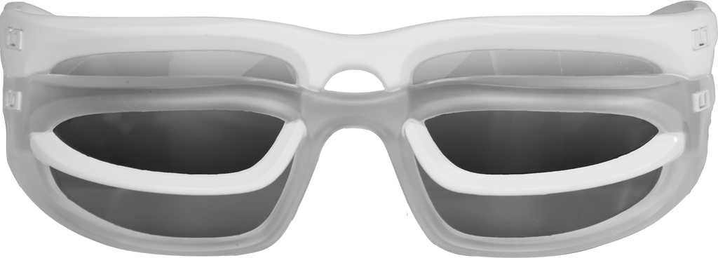 TWIN - WHITE/FROSTED (Chrome Lens)