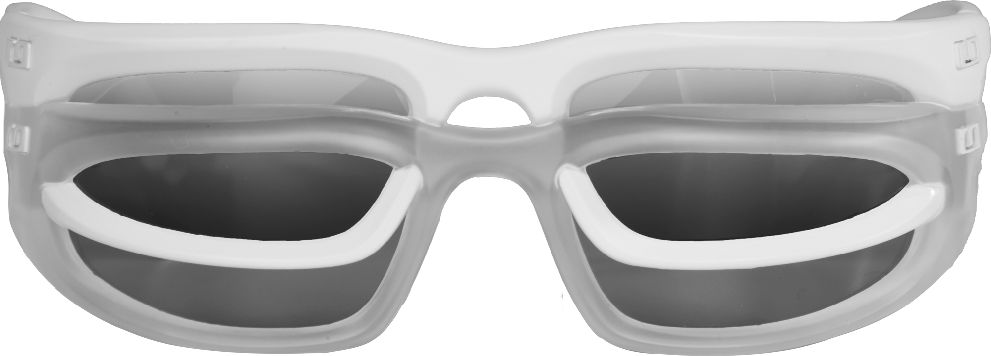 TWIN - WHITE/FROSTED (Chrome Lens)